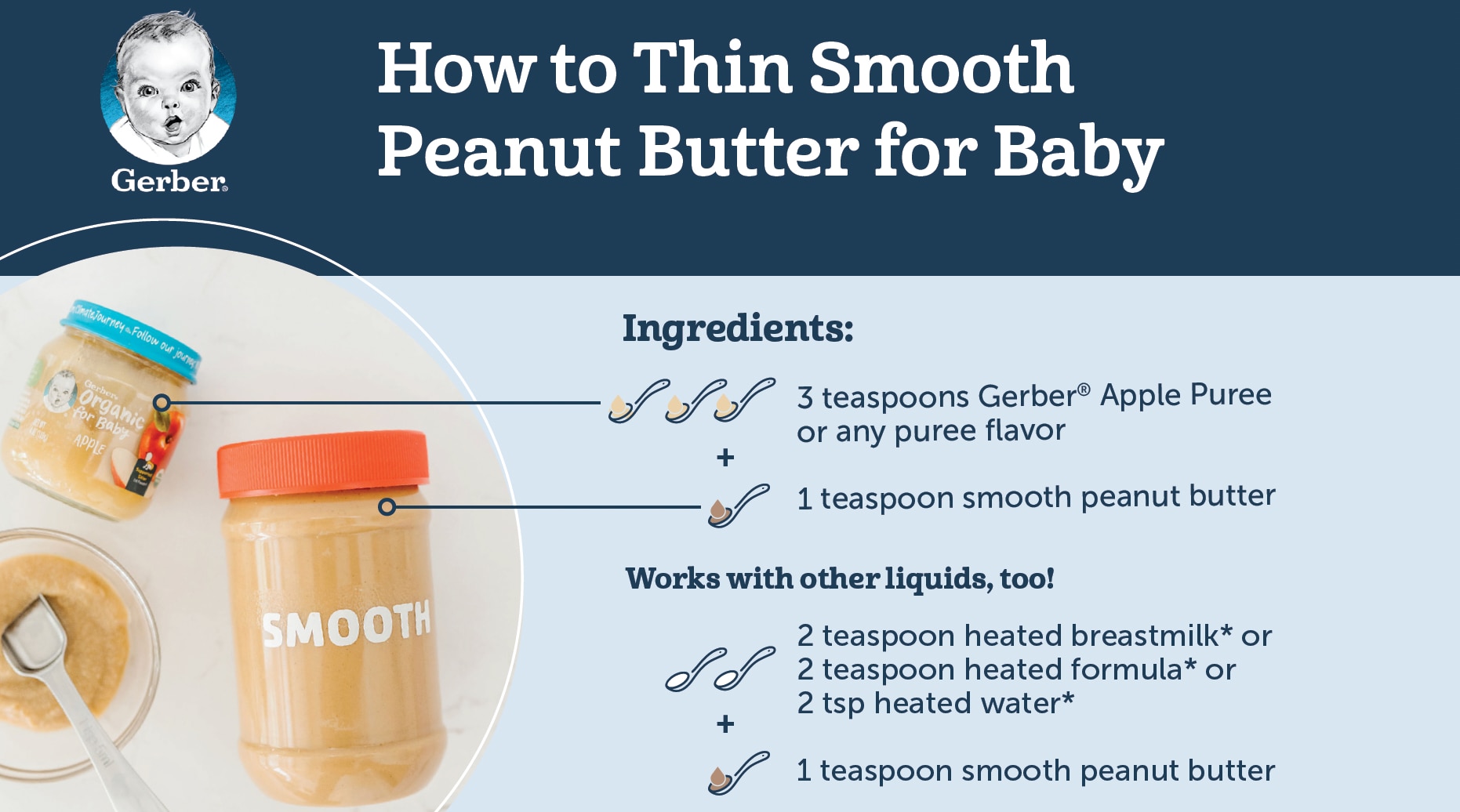 Smooth Peanut butter for babies