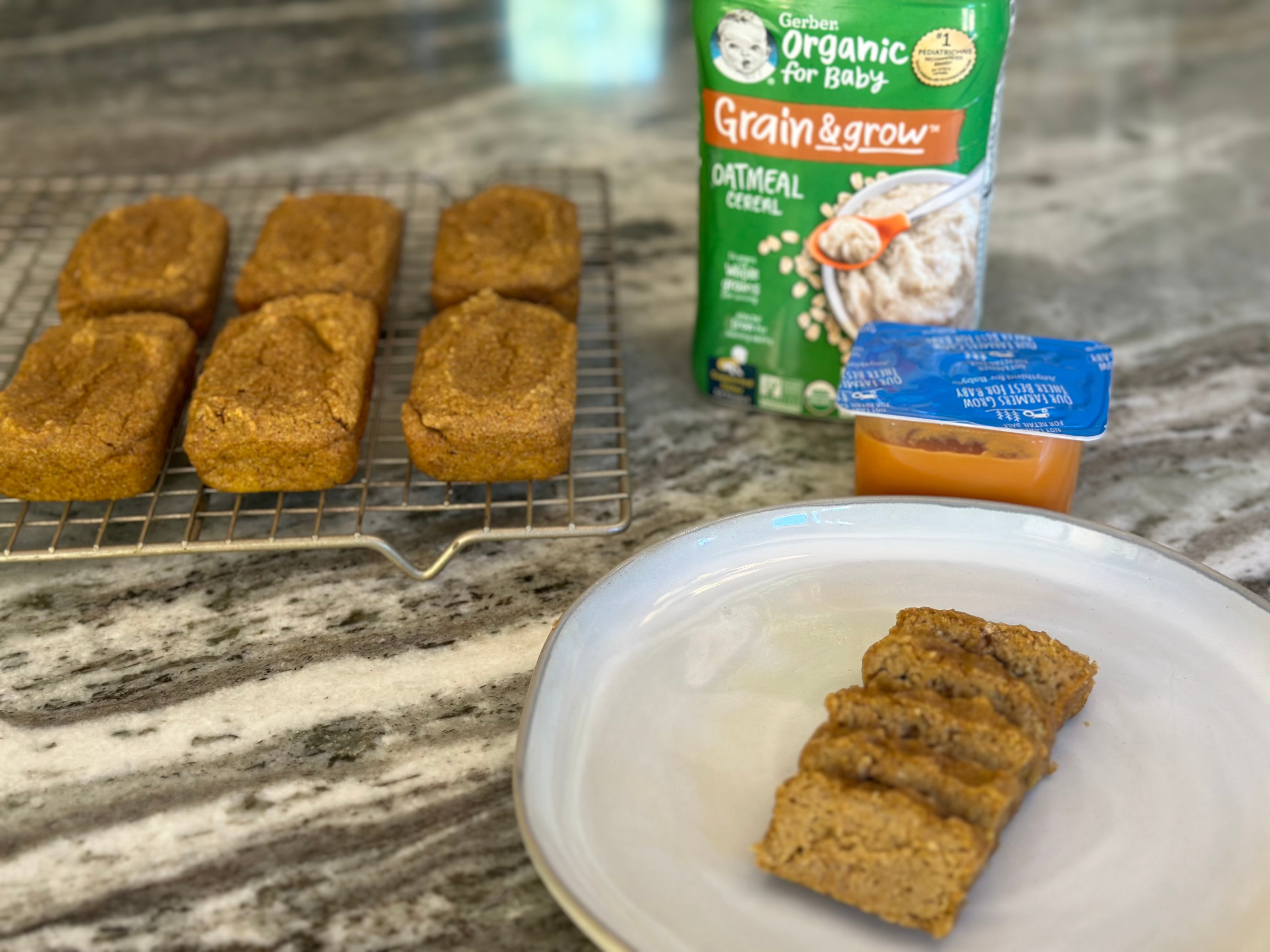 pumpkin spice mini bread