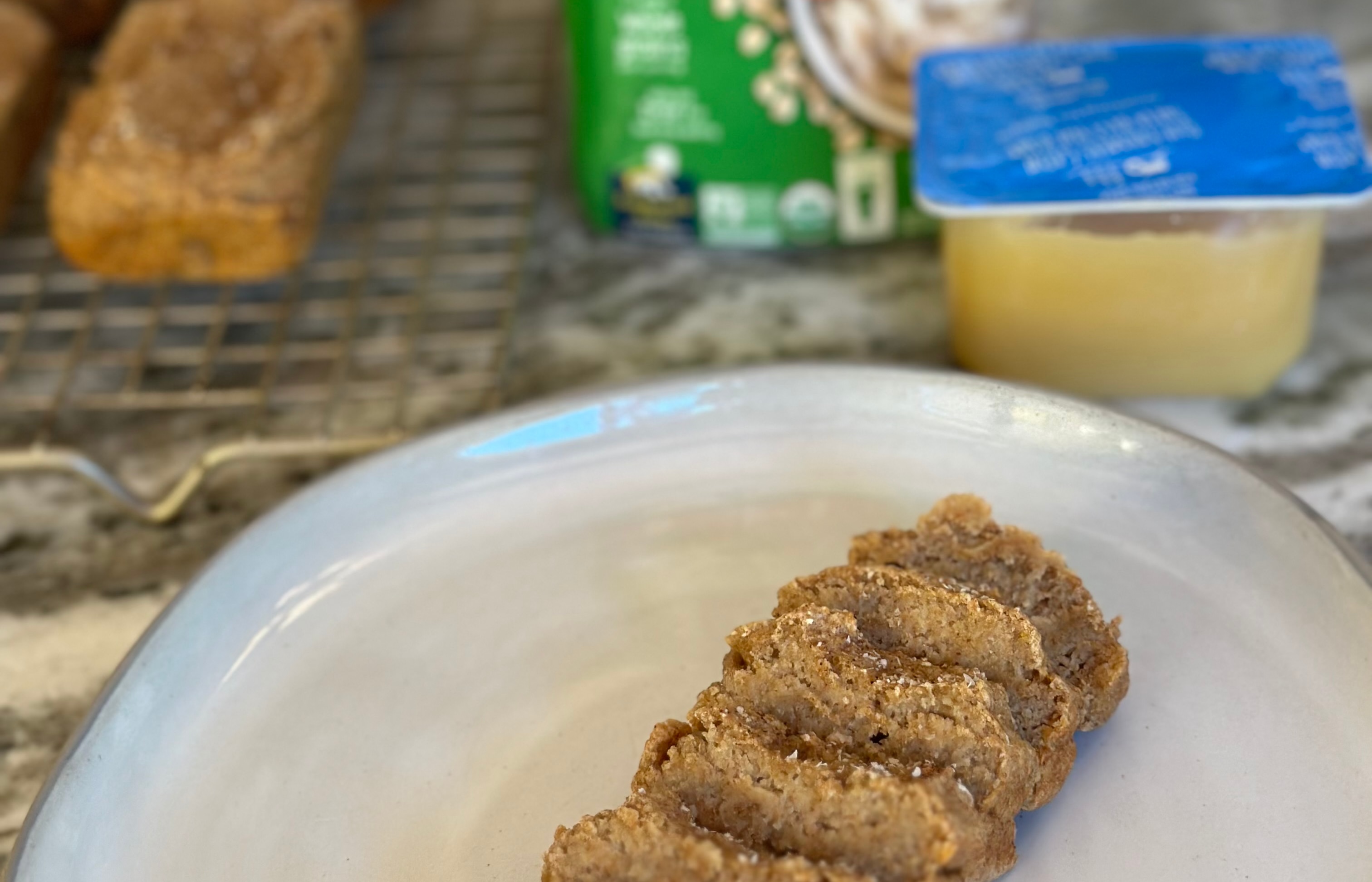 Apple Cinnamon Almond Butter Mini Bread