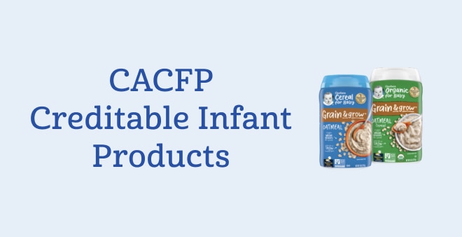 CACFP Credible Infant Products