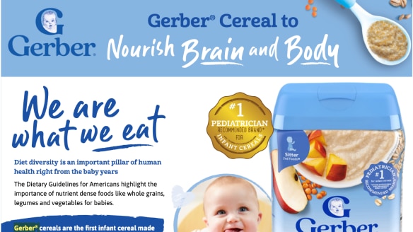 Nourish brain and body infographic