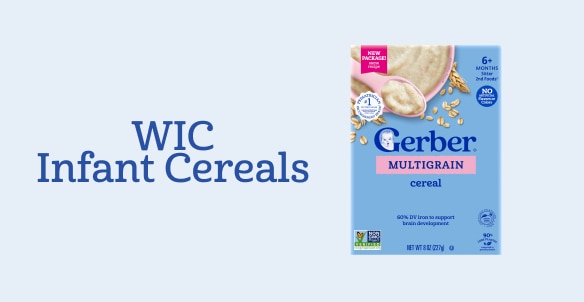 Gerber WIC Eligible Infant Cereals